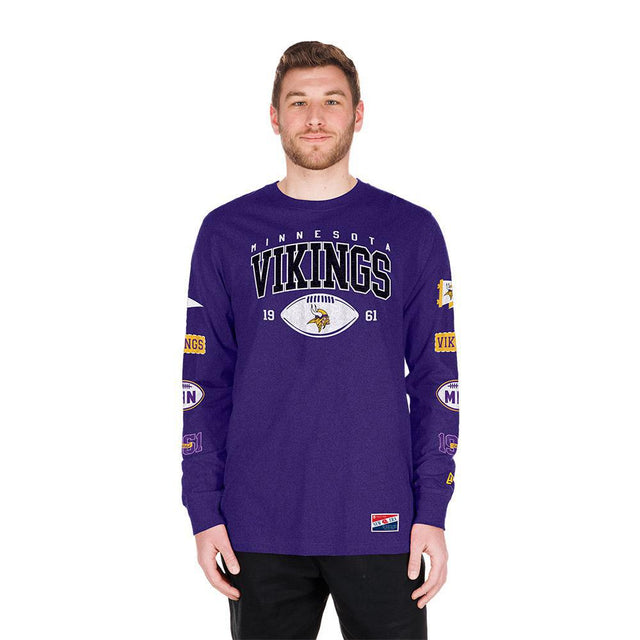 Vikings 2025 New Era Men's Long Sleeve T-Shirt