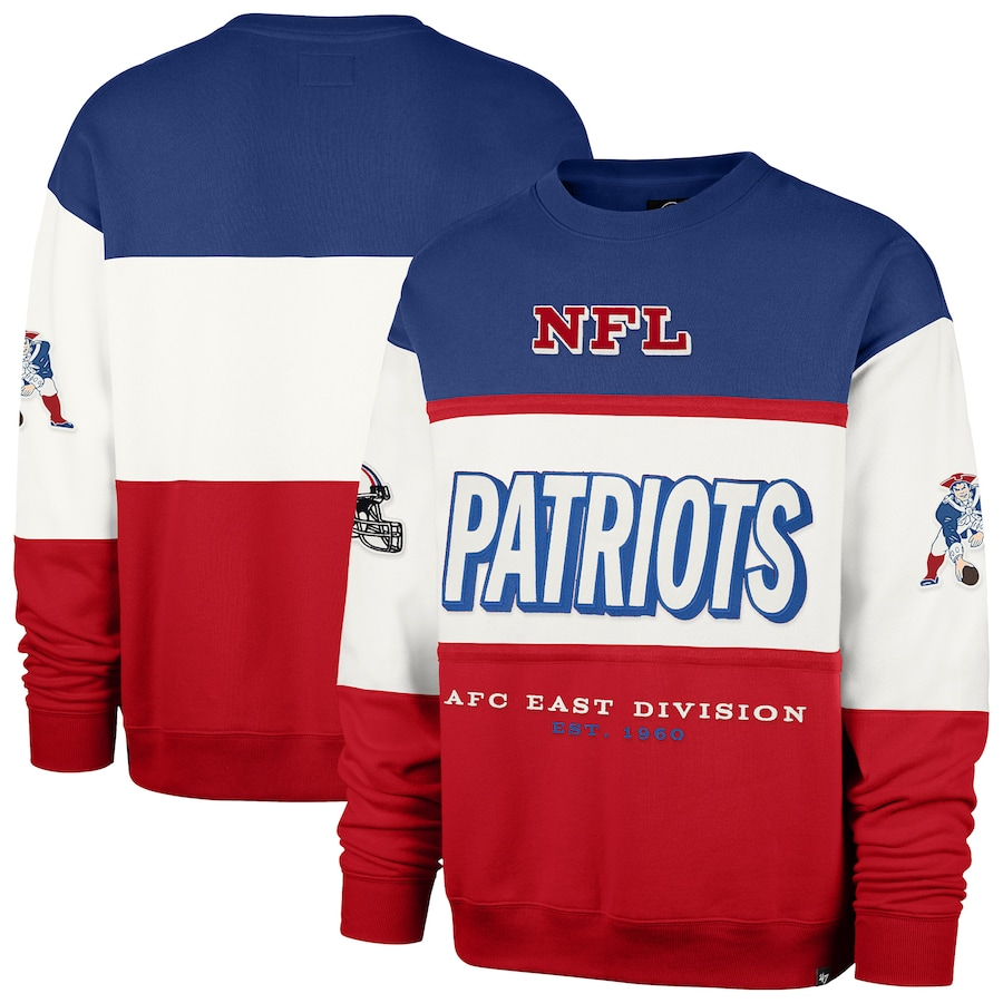 Patriots 2025 '47 Brand Men's Breeze By Maximalist Crewneck
