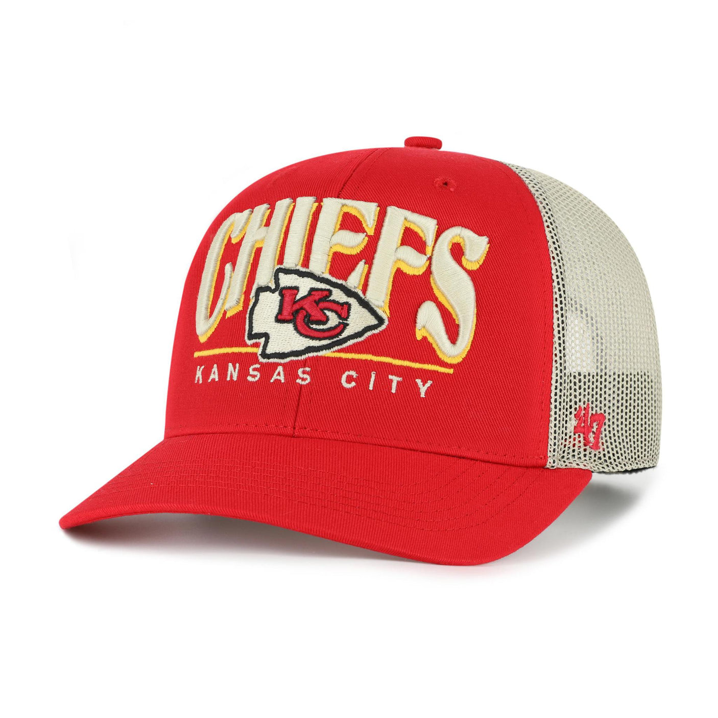 Chiefs 2025 '47 Brand Men's Arid Strap Trucker Hat