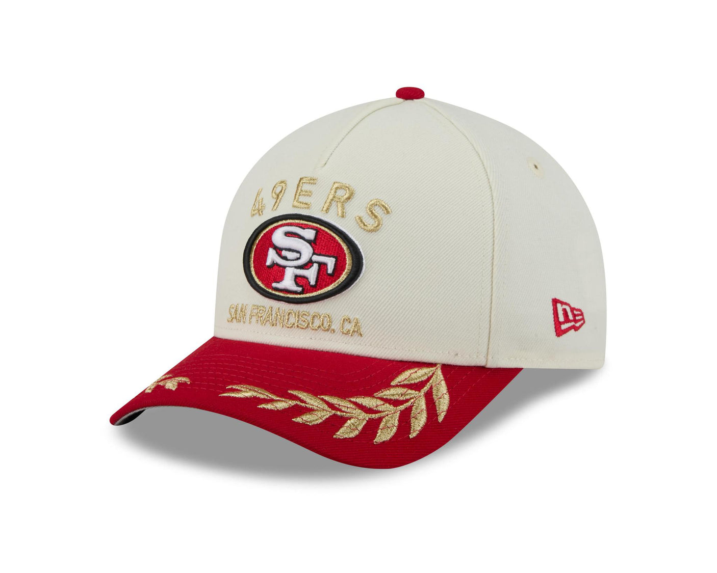 49ers 2025 New Era 9FORTY Stretch Snap Color Way Draft Hat