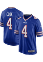 Bills James Cook Men's Blue Nike Game Jersey