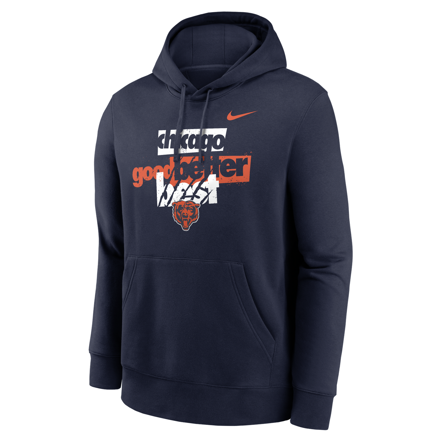 Bears 2026 Nike Men's Club Fleece Pullover Hoodie