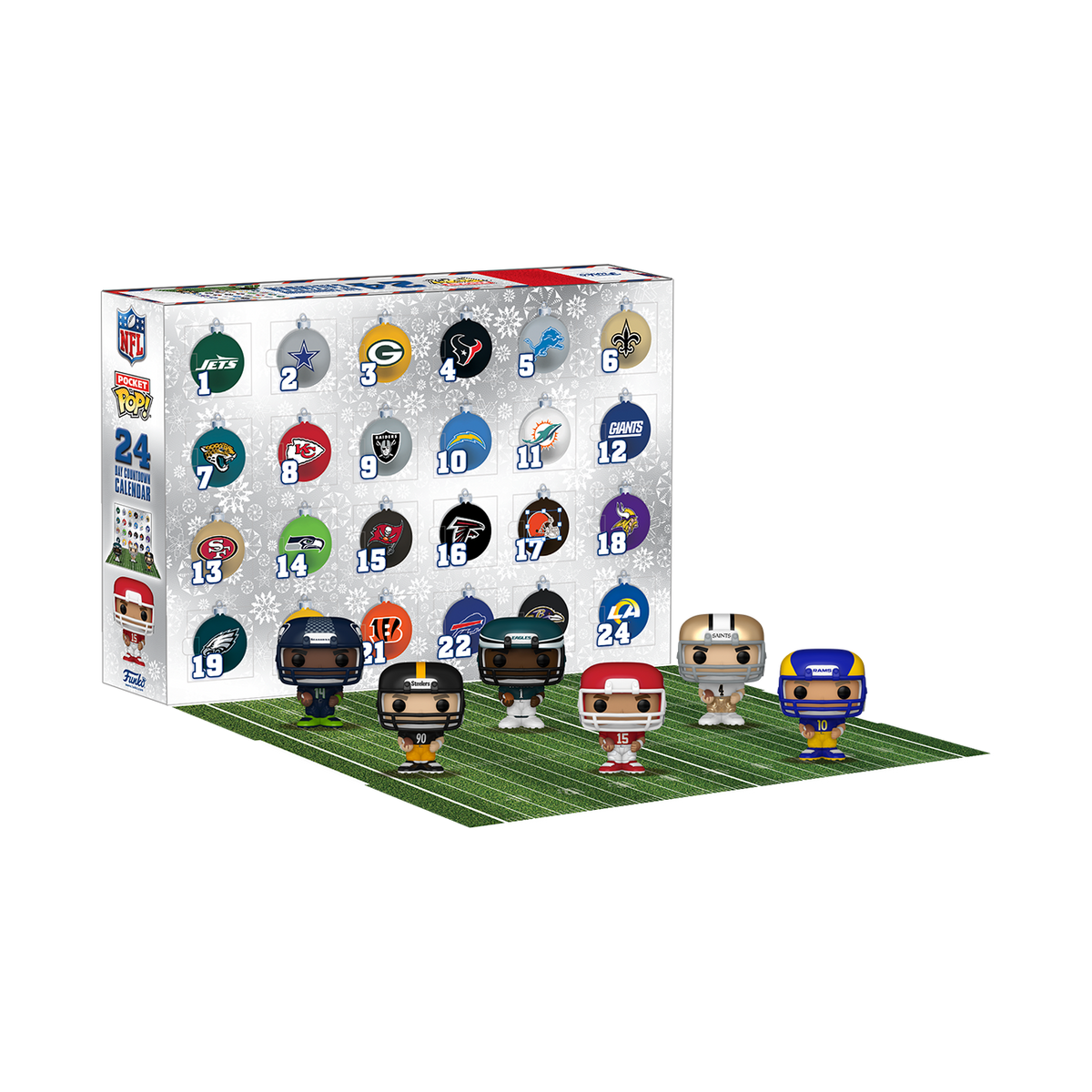 Funko Pocket Pop! NFL Advent Countdown Calendar S3 Pro Football Hall of Fame
