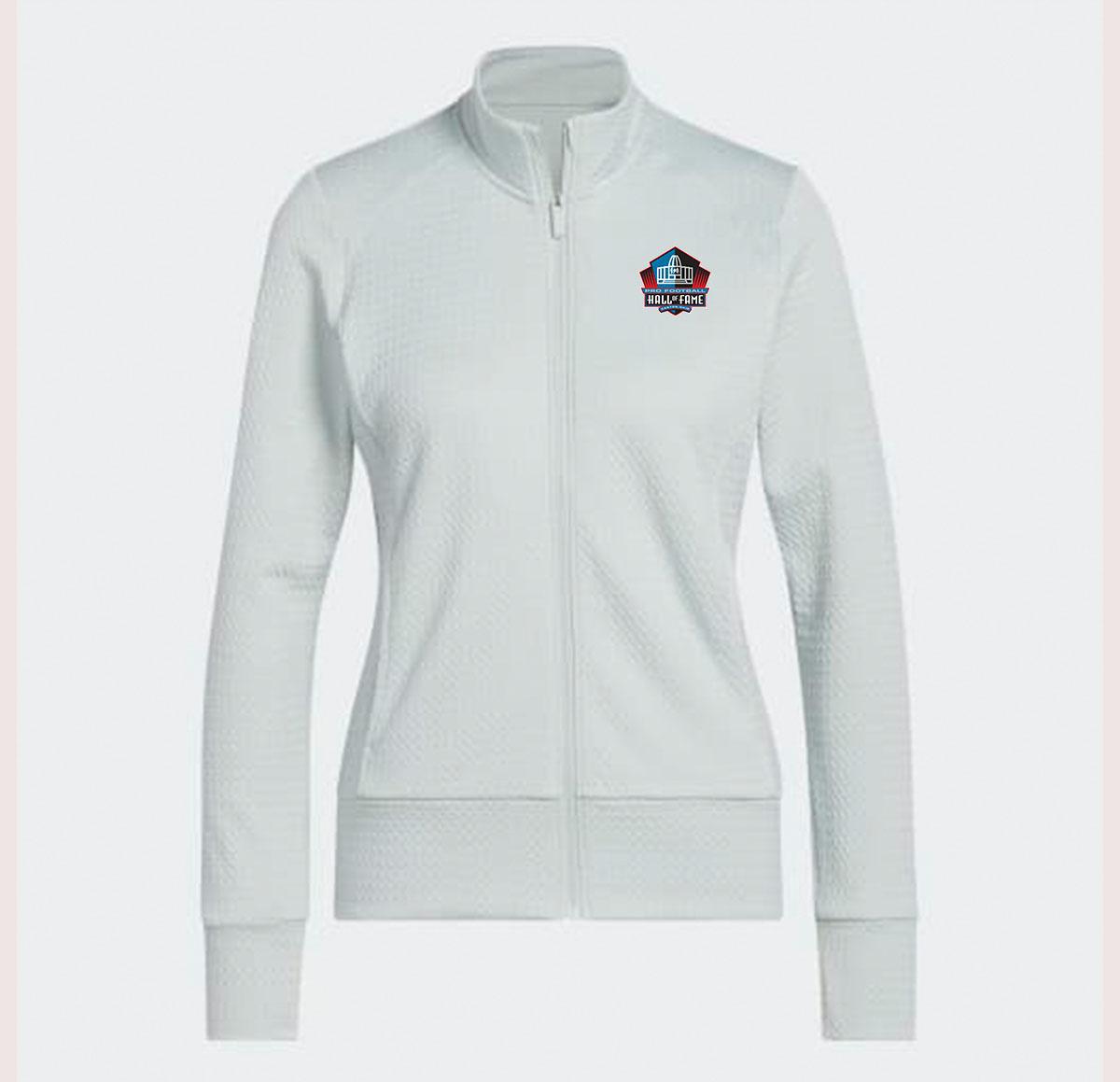 Hall of Fame Women's Adidas Essential Textured Jacket- Wonder Silver