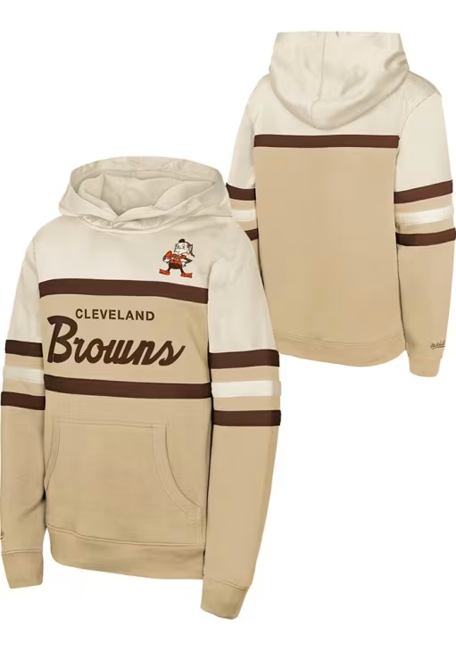 Browns Men's Mitchell & Ness Head Coach Sweatshirt