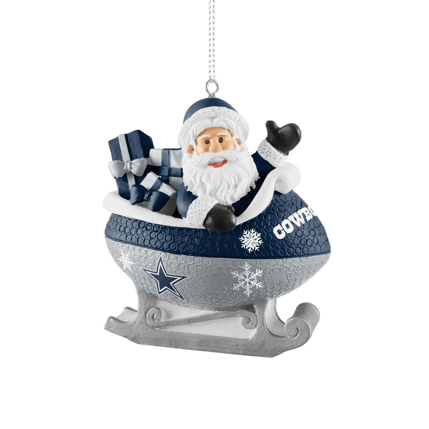 Cowboys Football Sleigh Ornament