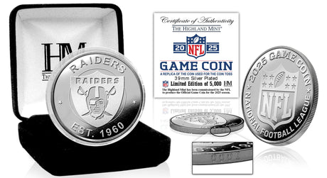 Raiders NFL 2025 Coin Toss Silver Coin
