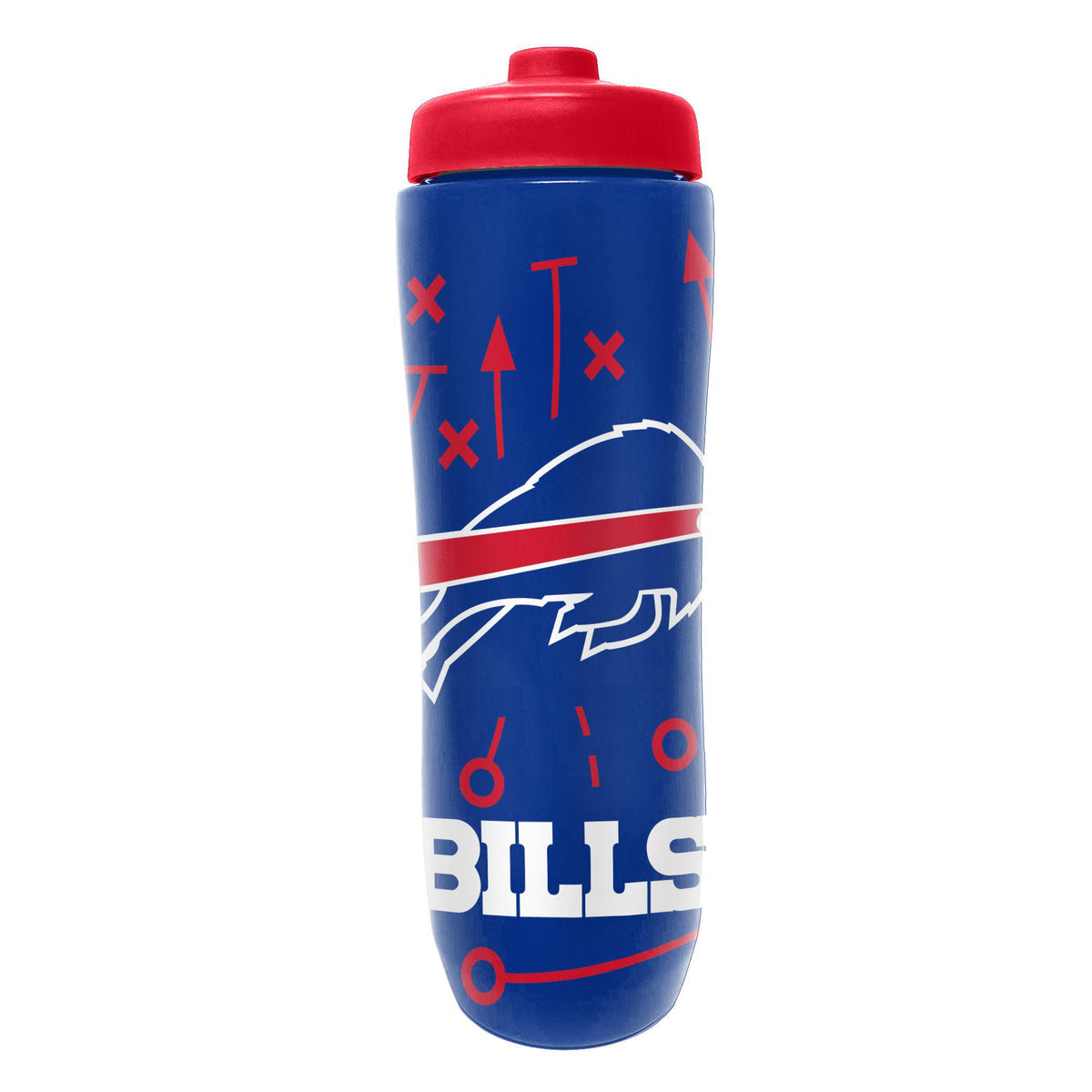 Bills Squeezy Water Bottle Pro Football Hall of Fame