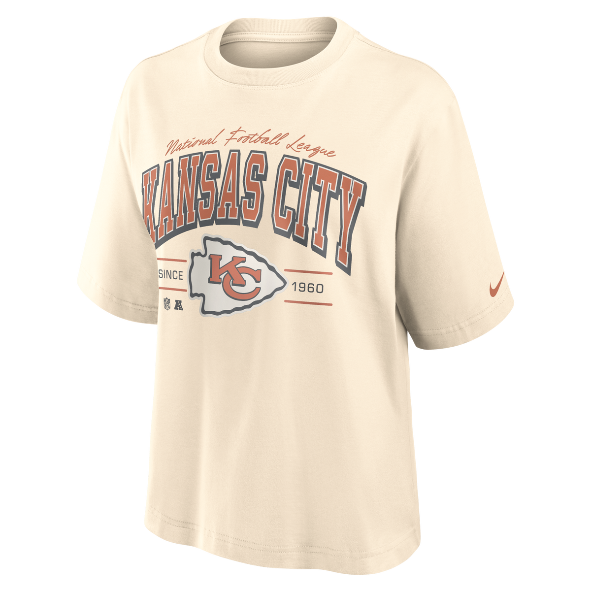 Chiefs 2026 Nike Women's True Classic Boxy T-Shirt Pro Football Hall of Fame