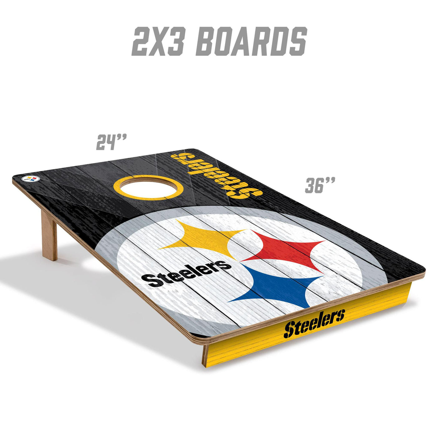 Steelers 2’ x 3’ Cornhole Game