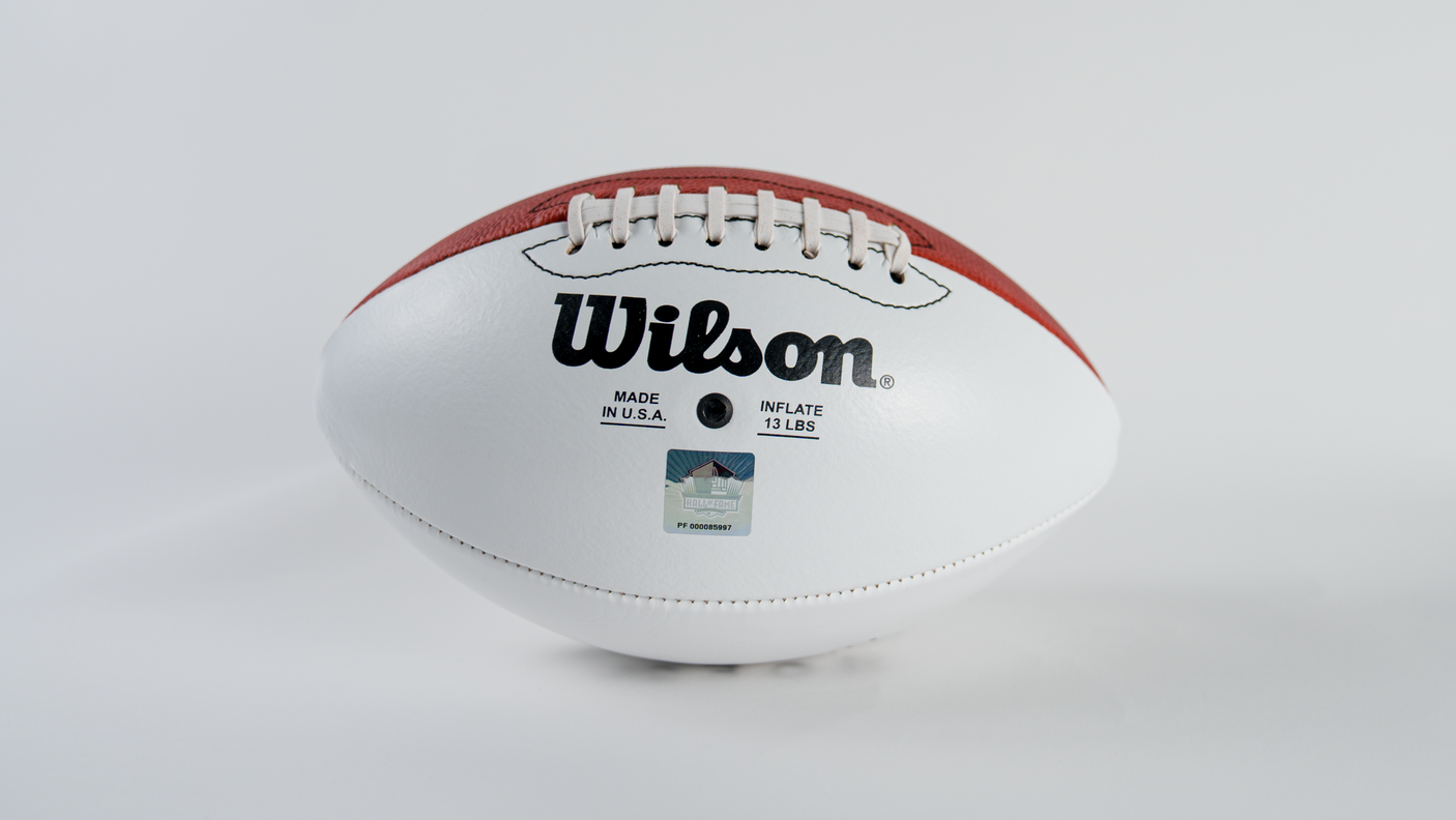 Class of 2026 Autographed Hall of Fame Football