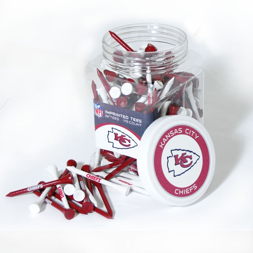 Chiefs 175 Count Golf Tee Jar