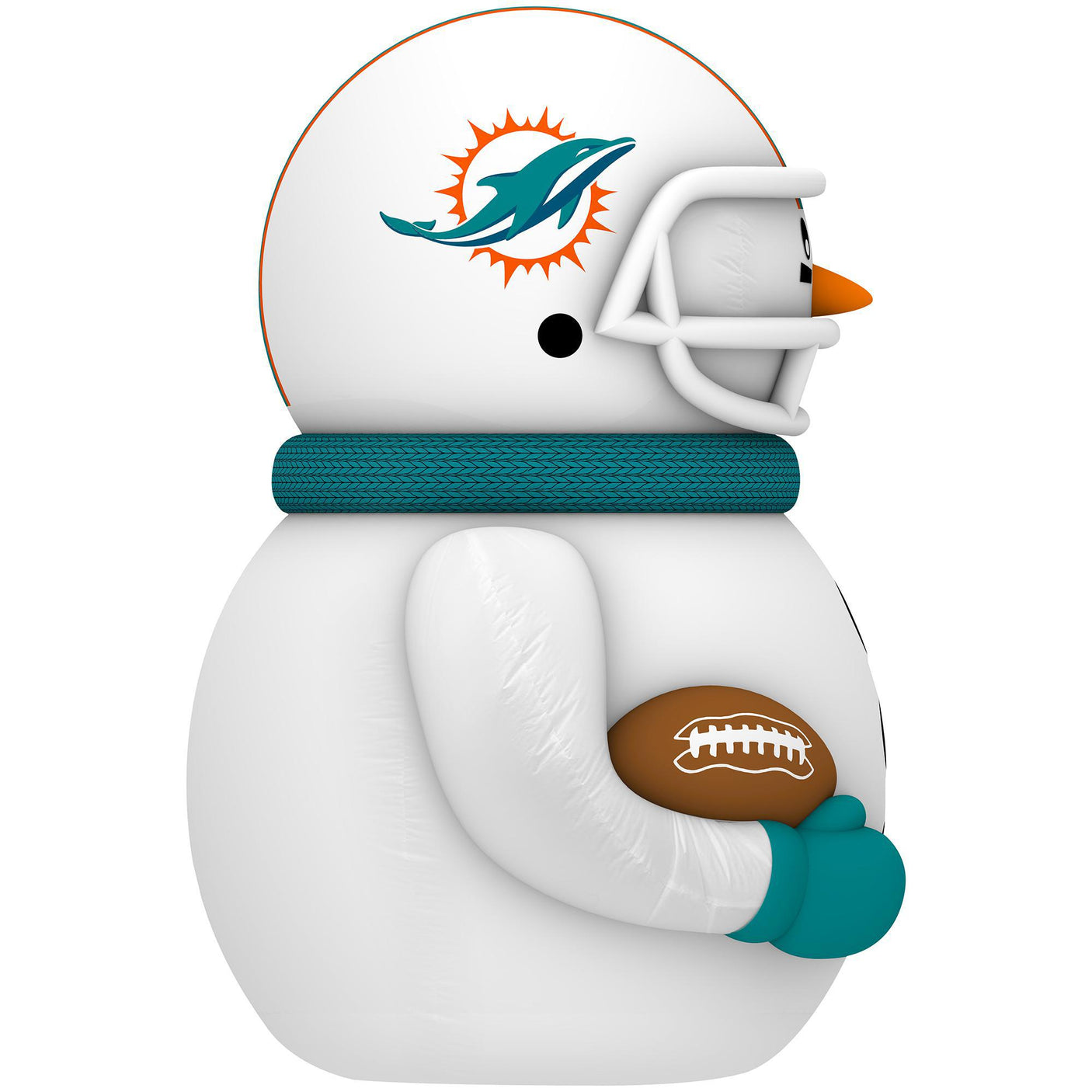 Dolphins Team Pride Inflatable Snowman Player