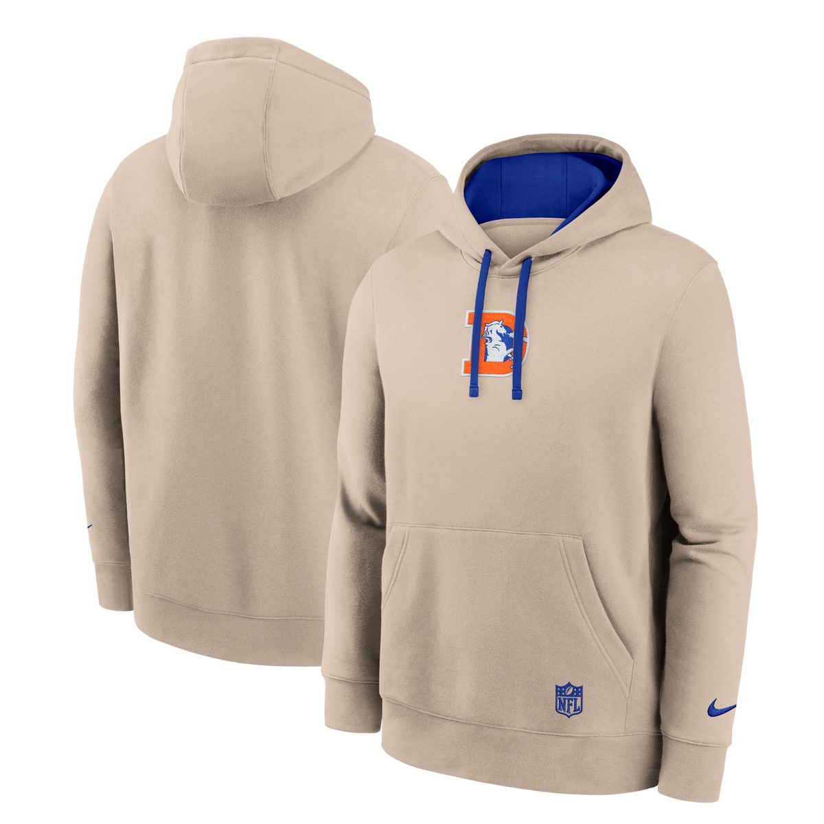Broncos 2026 Nike Men's Rewind Club Hoodie Pro Football Hall of Fame