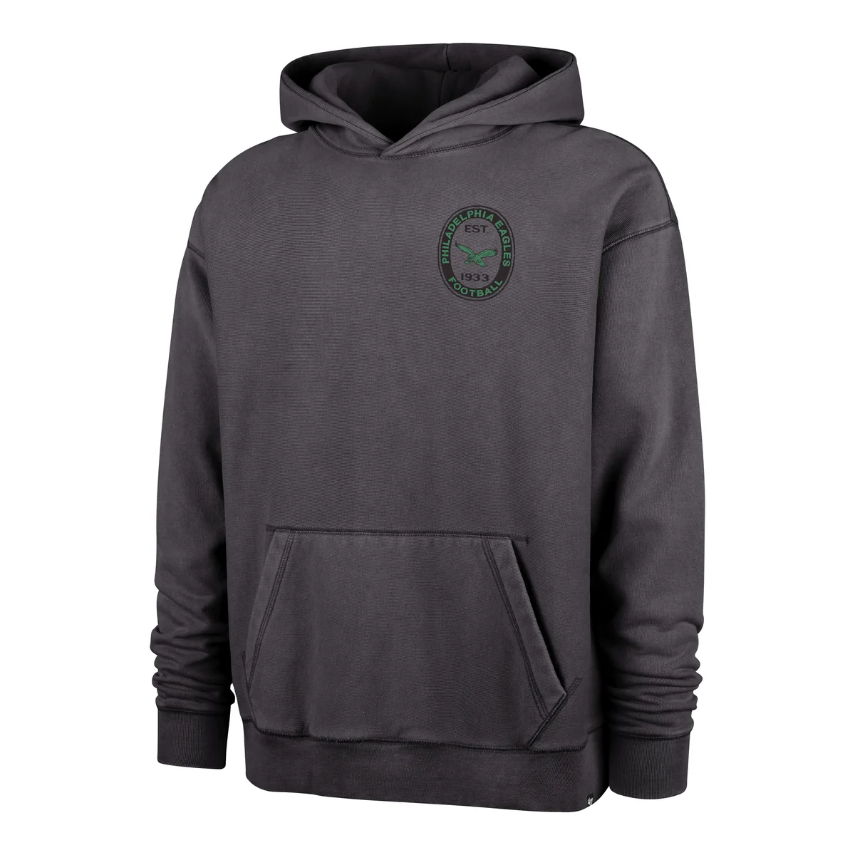 Eagles 2025 '47 Brand Men's Historic Cinder Boot Path Ravine Fleece Hoodie