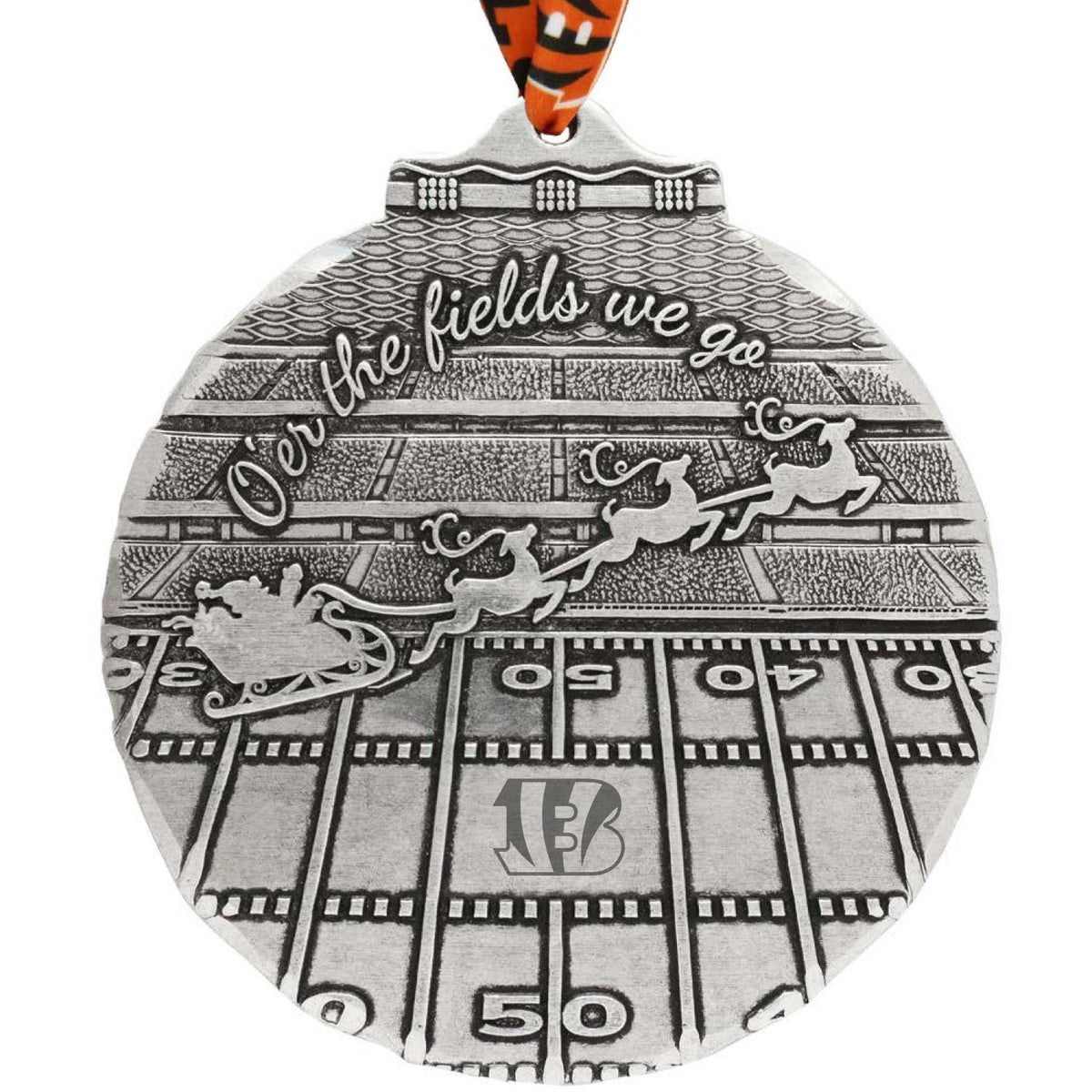 Bengals O'er The Fields We Go Ornament