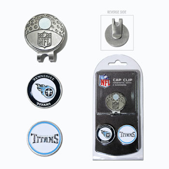 Titans 2 Marker & Cap Clip Set Pro Football Hall of Fame