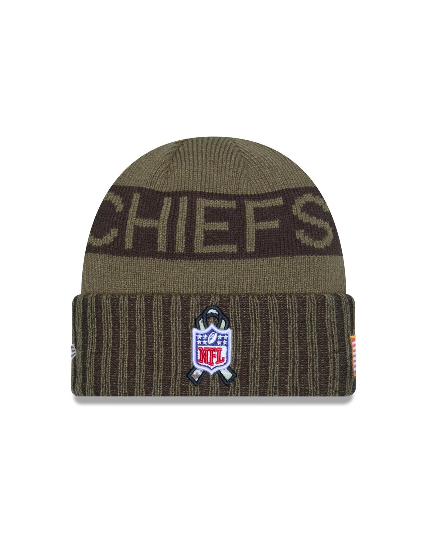 Chiefs 2025 Men's New Era Salute to Service Knit