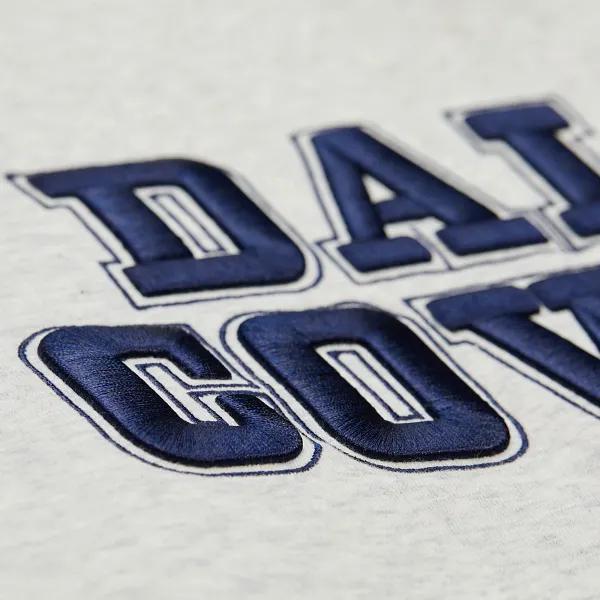 Cowboys 2025 Mitchell & Ness Men's NFL Off Season Fleece Hoodie Vintage Logo Sweatshirt