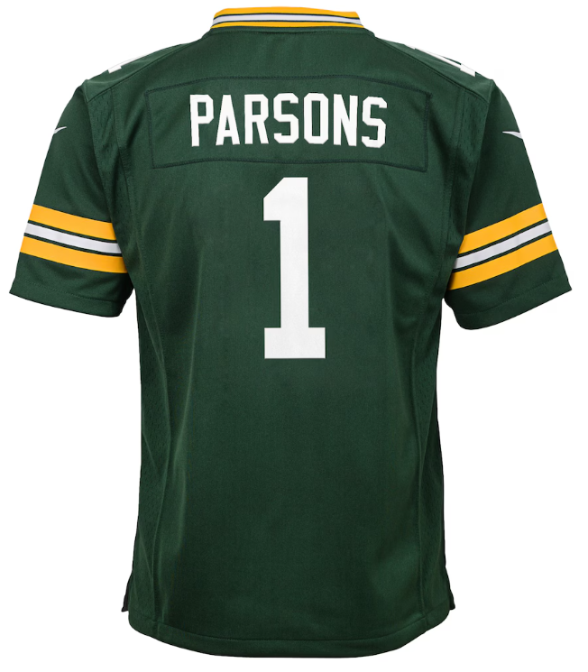 Packers Micah Parsons Youth Nike Game Jersey