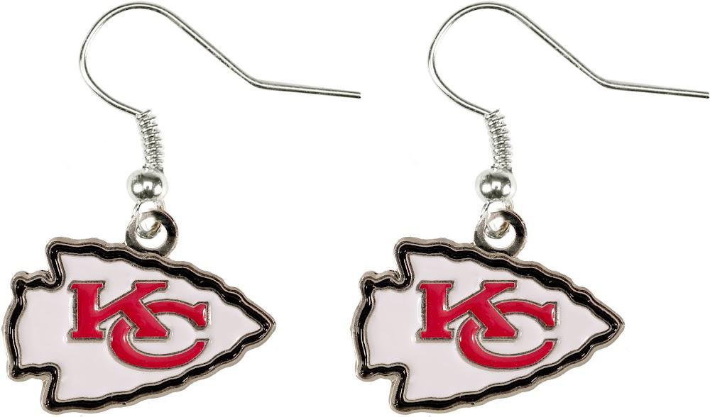 Chiefs Logo Dangler Earrings Pro Football Hall of Fame