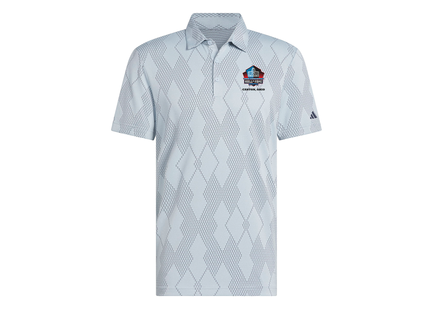 Hall of Fame Men's Blue Adidas Ultimate365 Micro Textured Polo