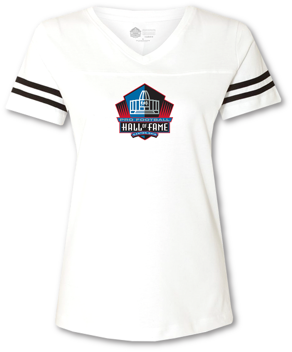 Hall of Fame Women's Logo Football T-Shirt