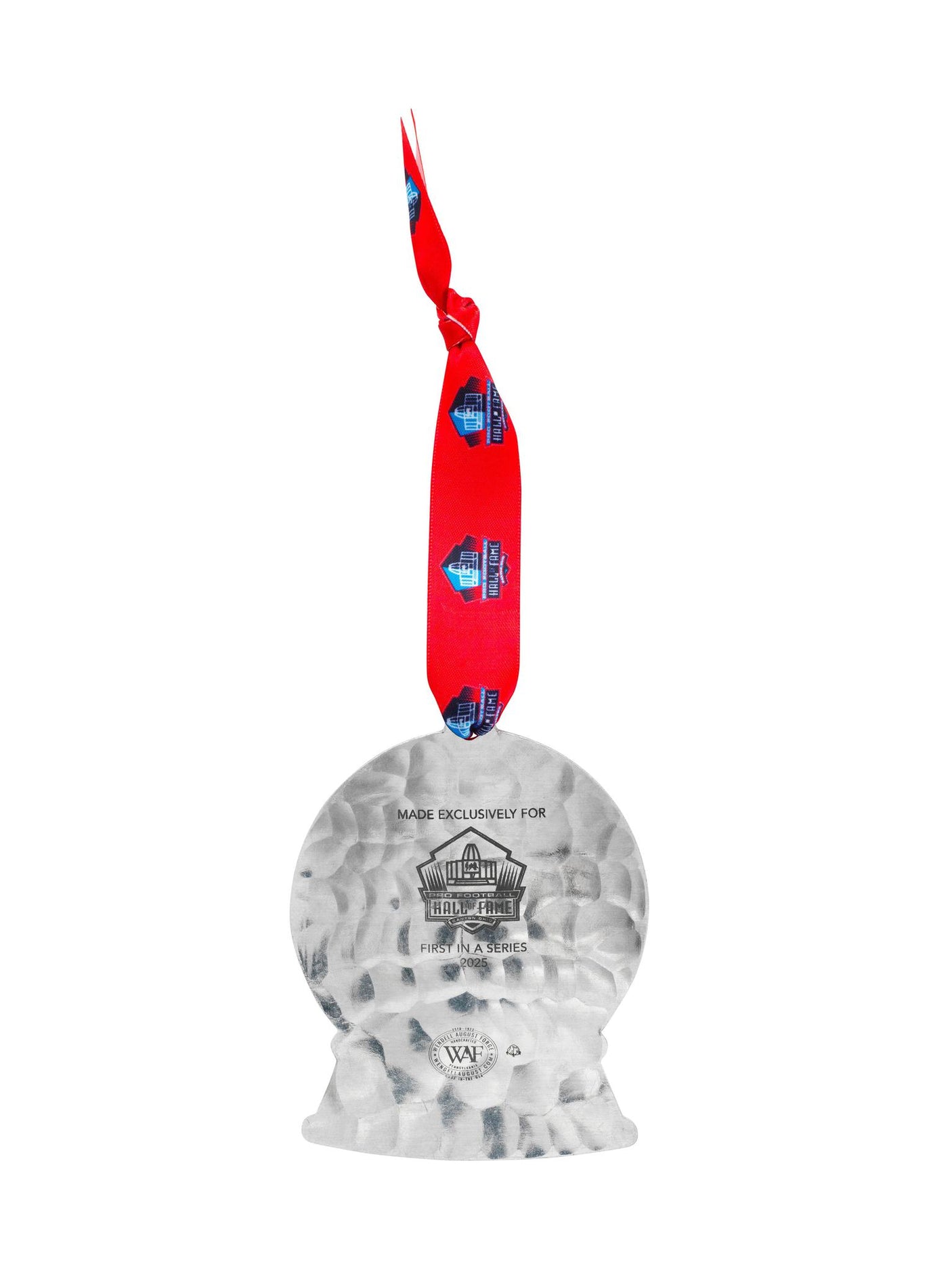 Hall of Fame 2025 Annual Aluminum Snow Globe Ornament