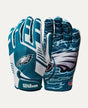 Eagles 2025 Wilson Youth NFL Stretch Fit Receivers Gloves