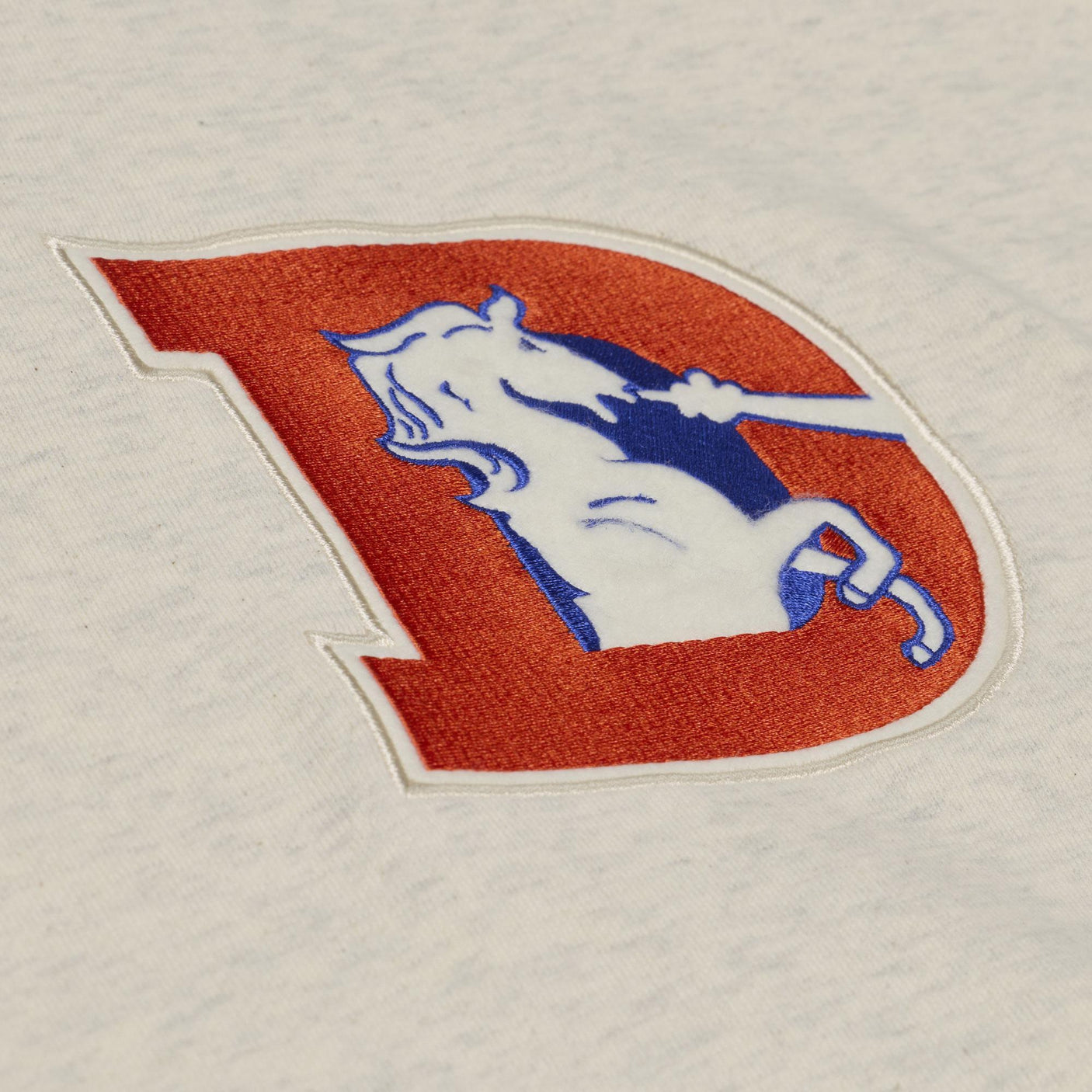 Broncos 2026 Mitchell & Ness Men's Retro Roots French Terry Hoodie