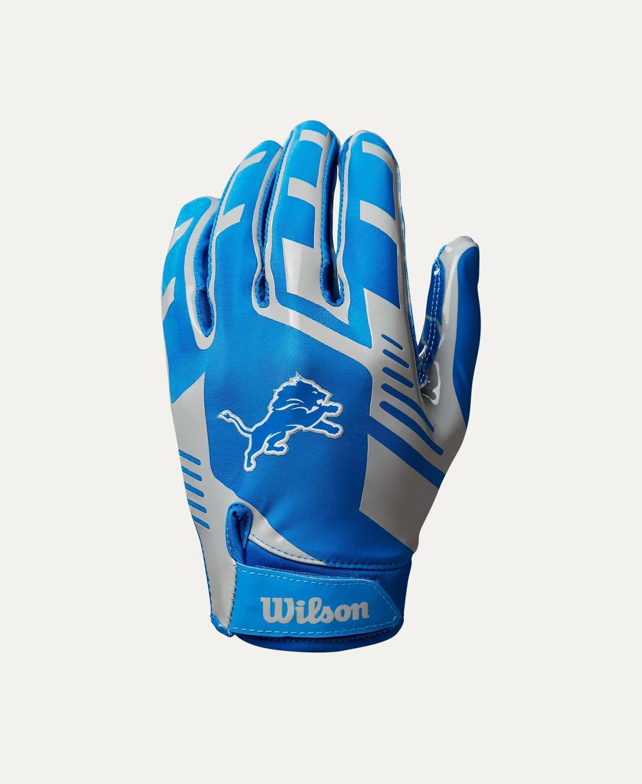Lions 2025 Wilson Adult NFL Stretch Fit Receivers Gloves