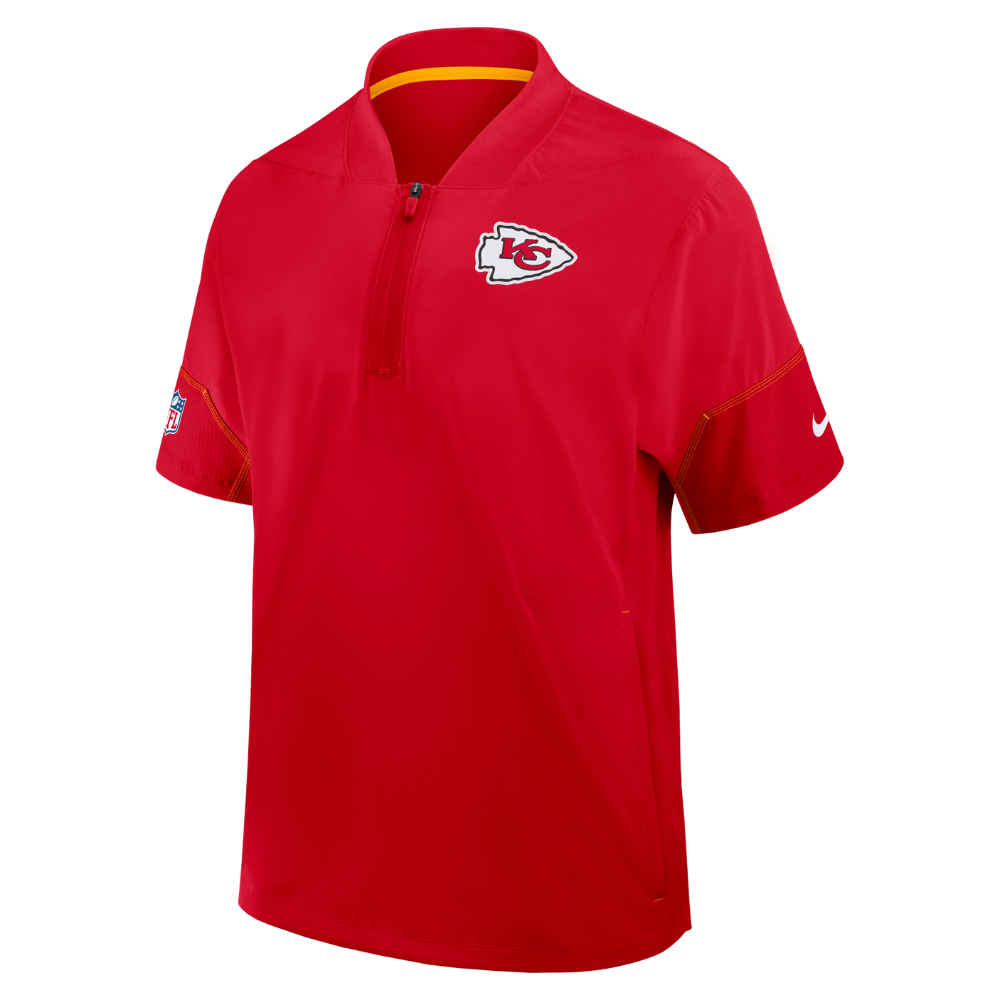 Chiefs 2026 Nike Men's Lightweight Coaches Short Sleeve Jacket