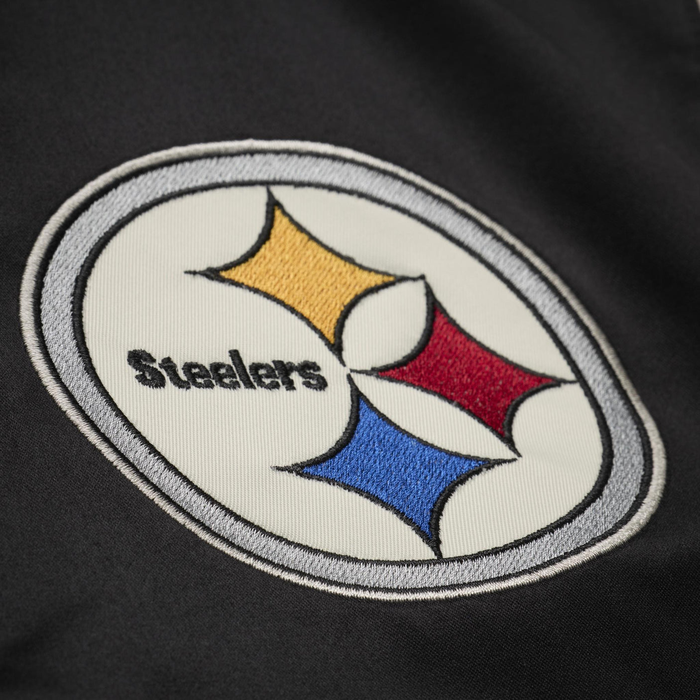 Steelers 2026 Mitchell & Ness Men's NFL Retro Roots Lightweight Satin Jacket (10355337560340)