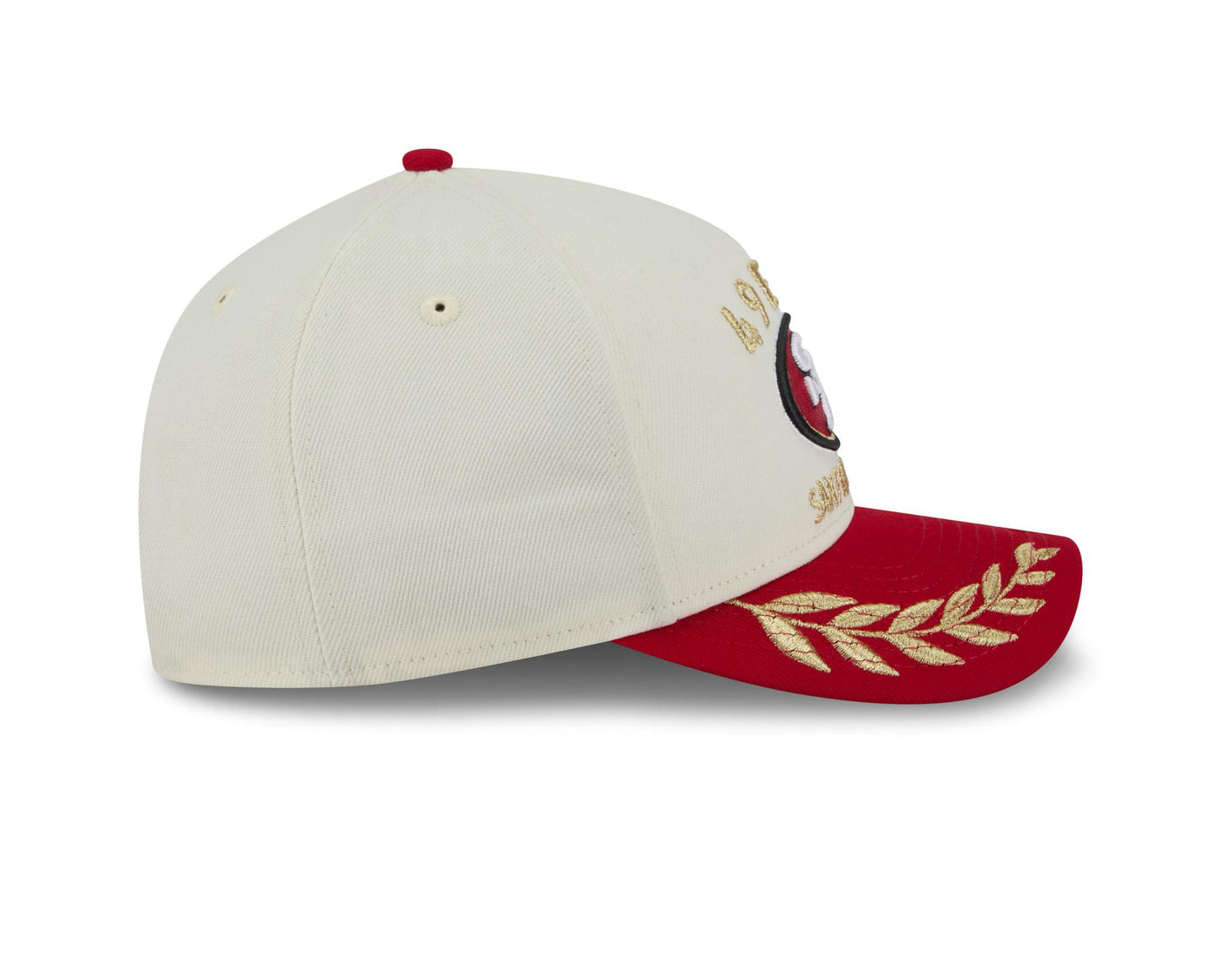 49ers 2025 New Era 9FORTY Stretch Snap Color Way Draft Hat