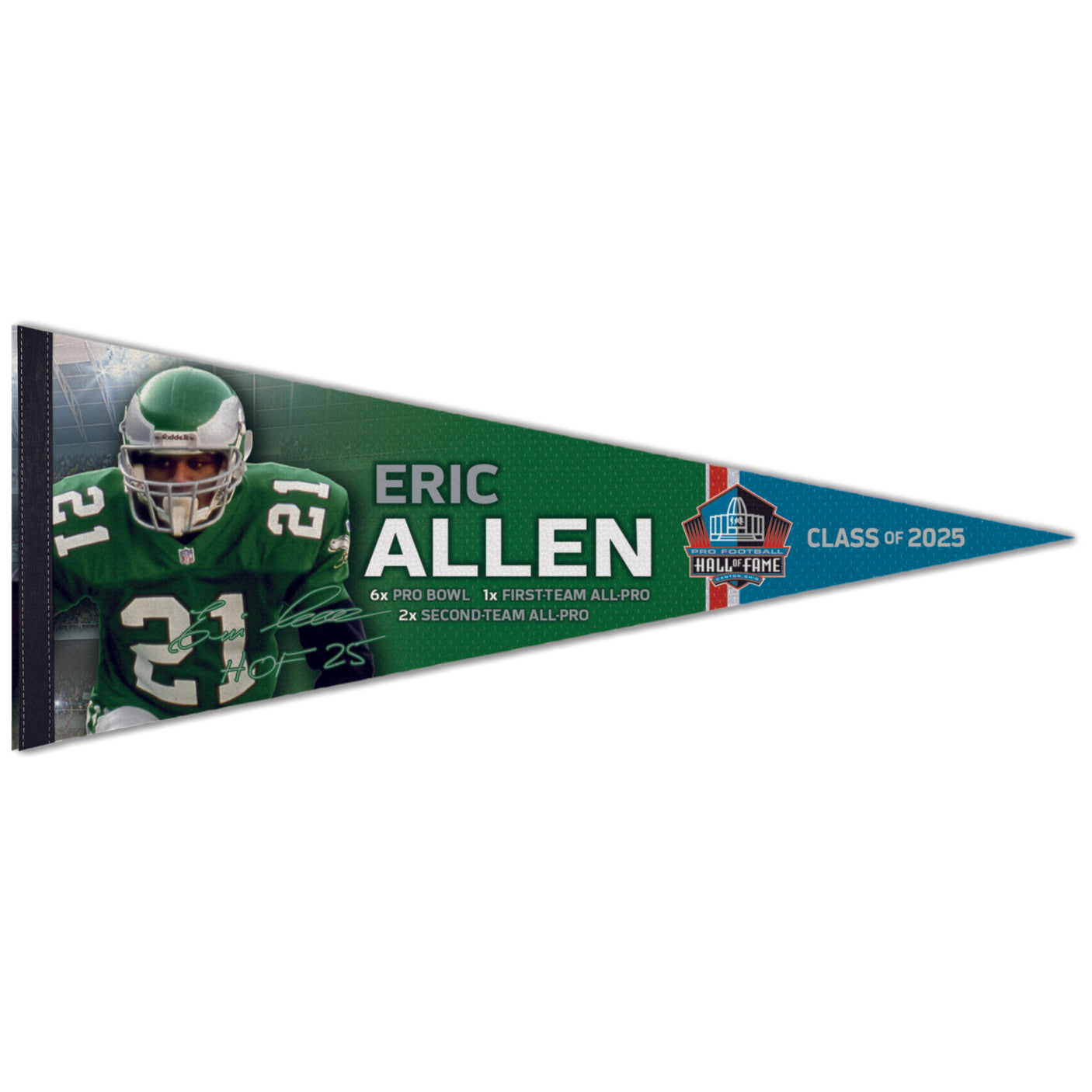 Eric Allen Eagles Class of 2025 Premium Pennant