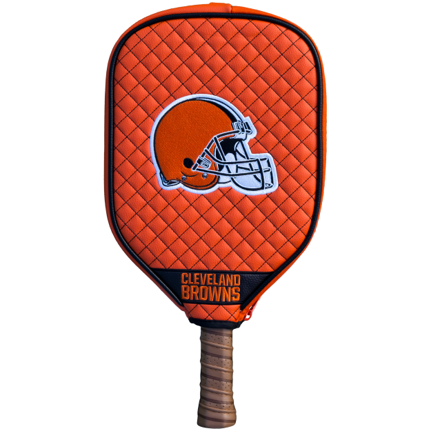 Browns Quilted Pickleball Paddle Cover