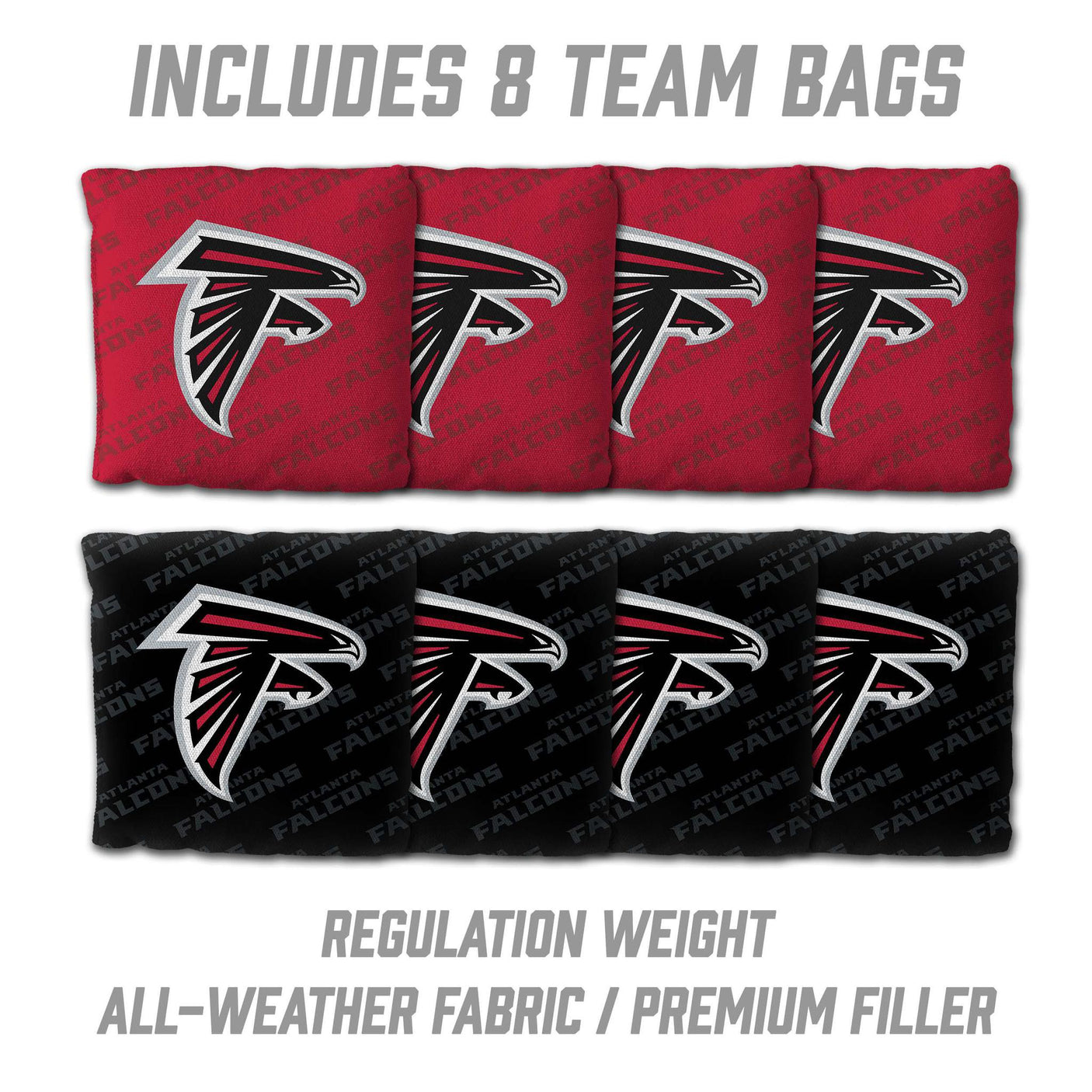Falcons 2’ x 3’ Cornhole Game
