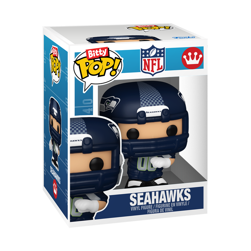 Seahawks Funko Bitty POP Helmet & Player