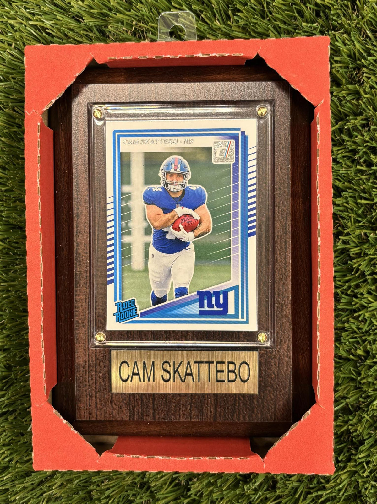 Cam Skattebo 4x6 Plaque Pro Football Hall of Fame