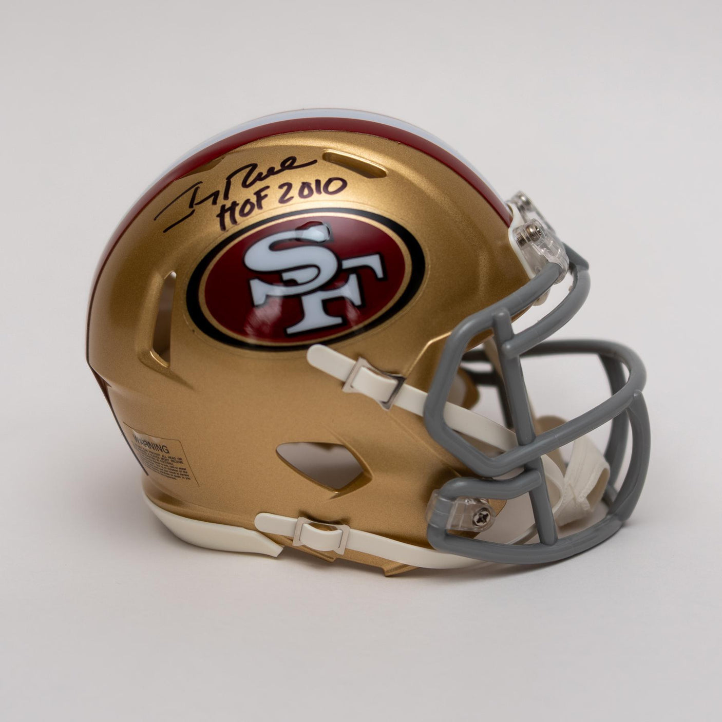 Jerry Rice Autographed 49ers Speed Mini Helmet
