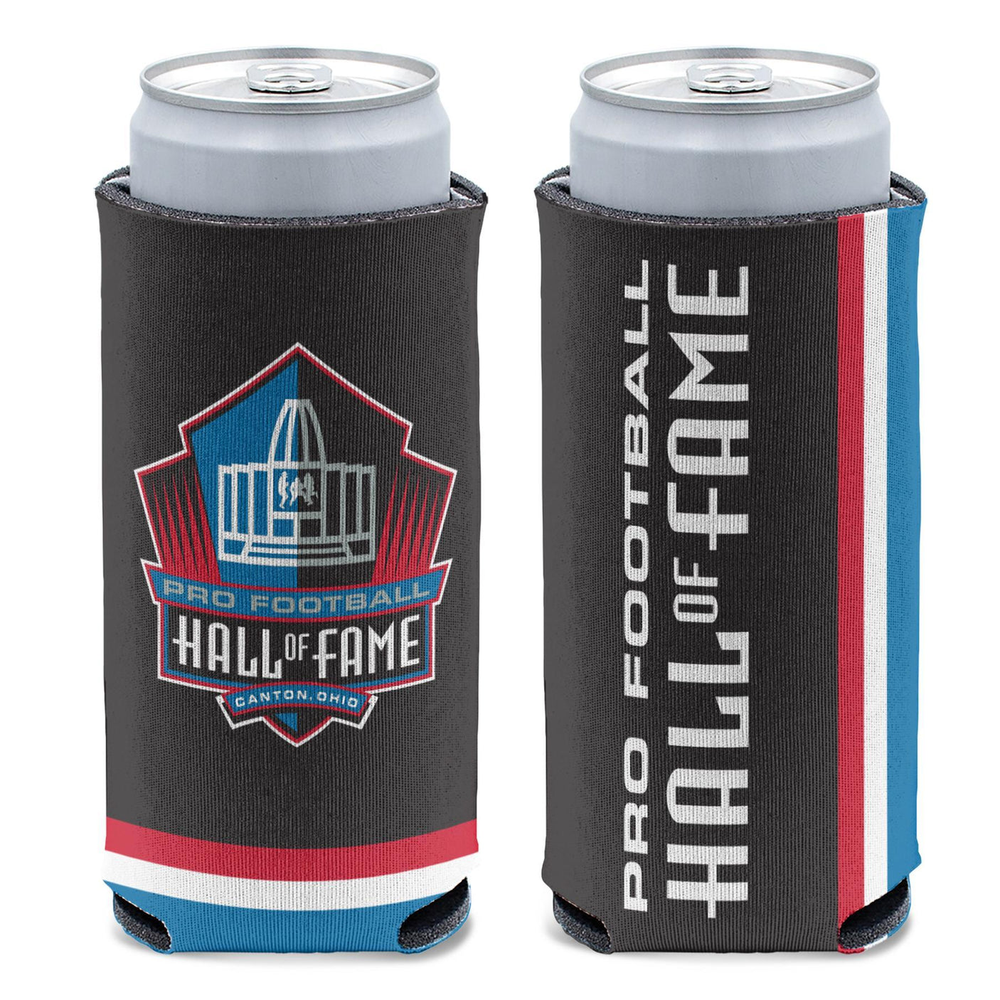 Hall of Fame 12oz Logo Slim Can Cooler