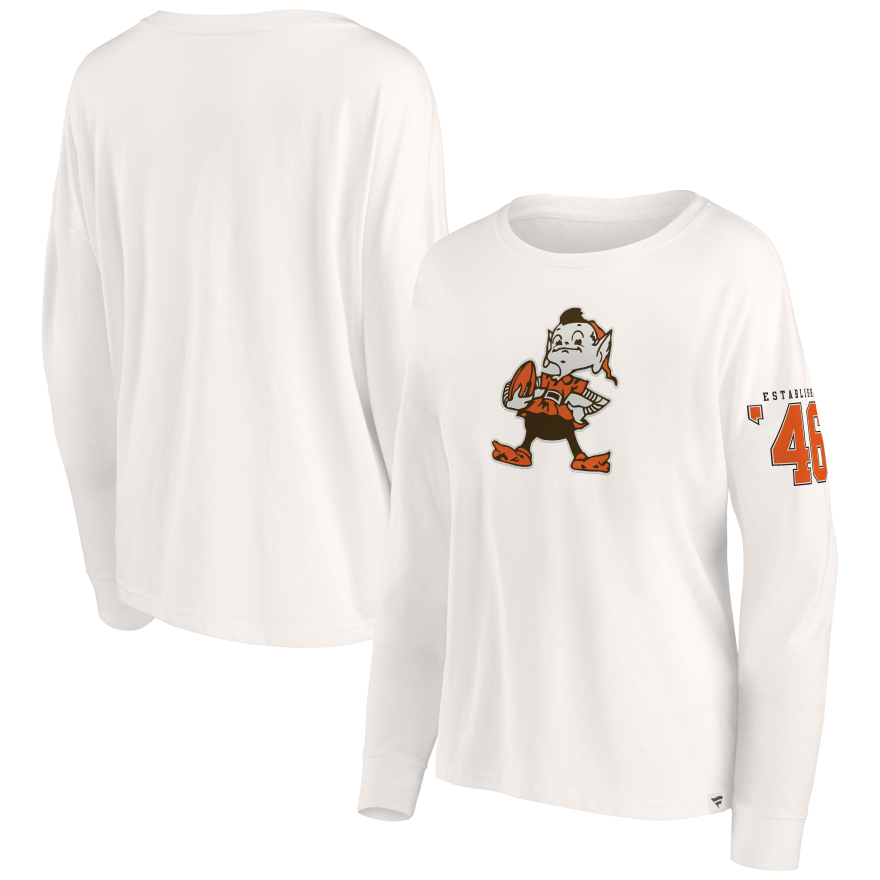 Browns Women's Heritage Biblend Long Sleeve T-Shirt