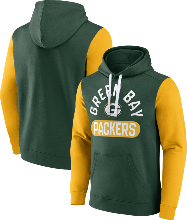 Packers Fanatics Colorblock Sweatshirt