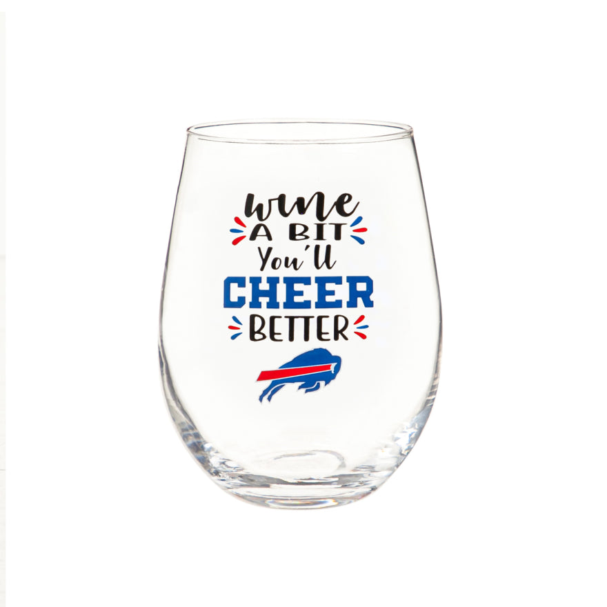 Bills Boxed Stemless Wine Glass