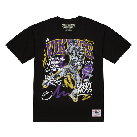 Vikings Randy Moss Mitchell & Ness Men's Chalked Up T-Shirt
