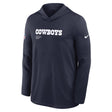 Cowboys 2025 Nike Men's Dri-Fit Lightweight Long Sleeve Hoodie Top