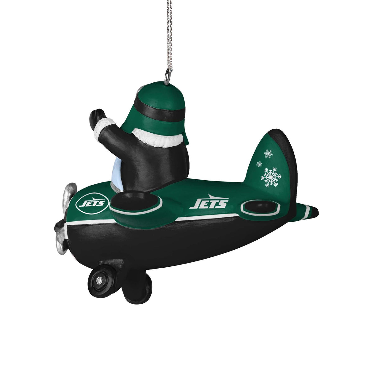 Jets Santa Airplane Ornament Pro Football Hall of Fame