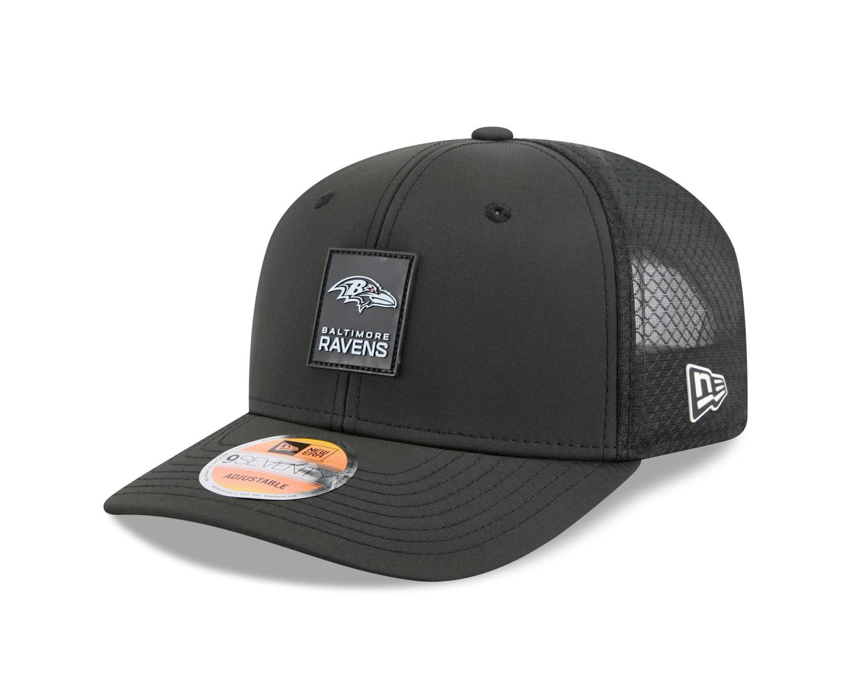 Ravens 2025 New Era Men's 9SEVENTY Sideline Hat Pro Football Hall of Fame