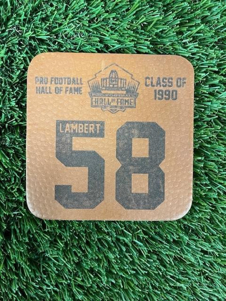 Jack Lambert Leather Player Coaster
