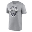 Cowboys 2025 Men's Nike Grey Icon Legend T-Shirt